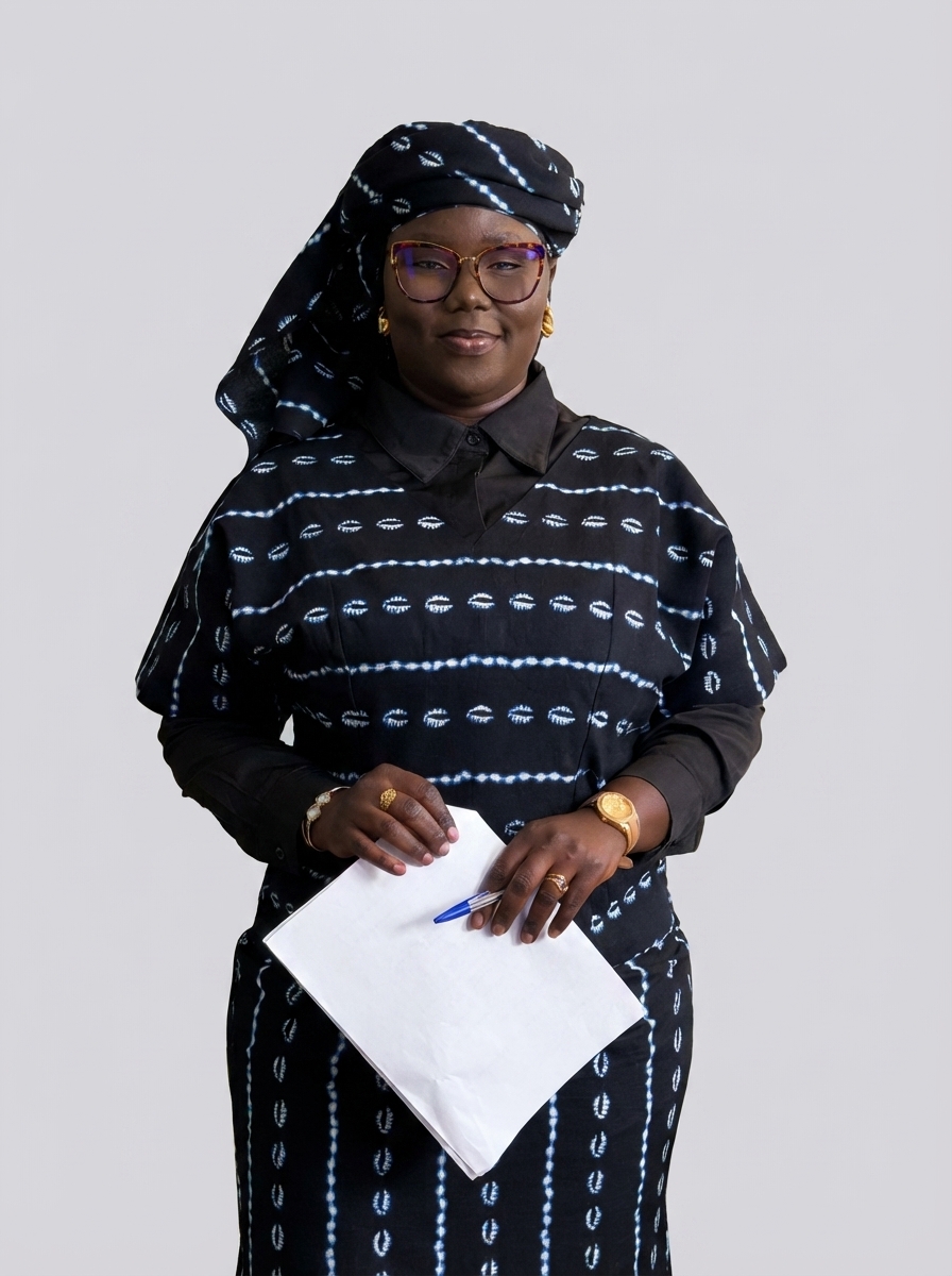 Fatoumata Ngayta DIOP en tenue traditionnelle